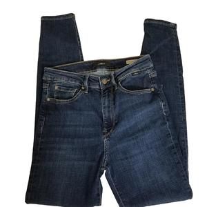 Mavi Scarlett Super Skinny Women's High Rise Jeans - Dark Blue Size 26